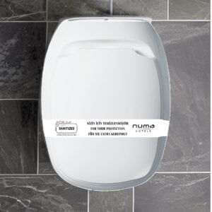 Strip Toilet Seat Cover